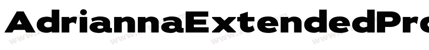 AdriannaExtendedPro字体转换