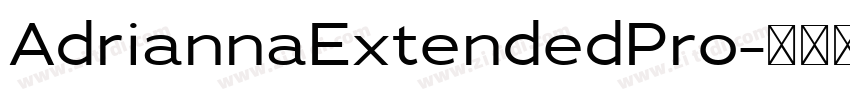 AdriannaExtendedPro字体转换