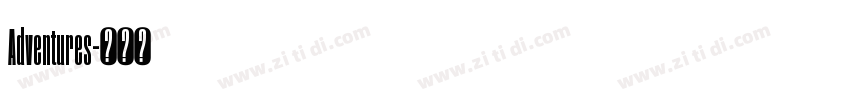 Adventures字体转换