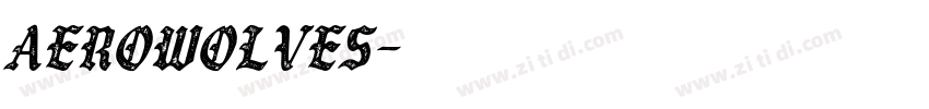 AeroWolves字体转换