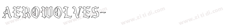 AeroWolves字体转换