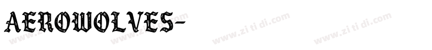 AeroWolves字体转换