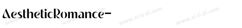 AestheticRomance字体转换