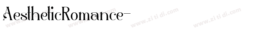 AestheticRomance字体转换