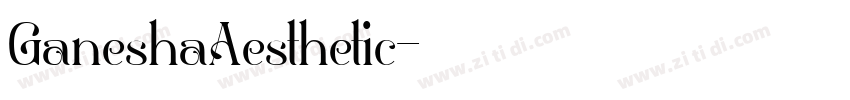 GaneshaAesthetic字体转换