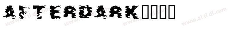 AfterDark字体转换