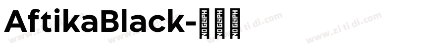 AftikaBlack字体转换