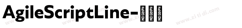 AgileScriptLine字体转换