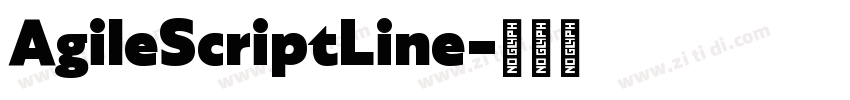 AgileScriptLine字体转换