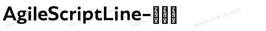 AgileScriptLine字体转换