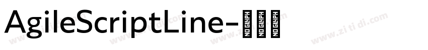 AgileScriptLine字体转换