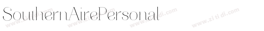 SouthernAirePersonal字体转换