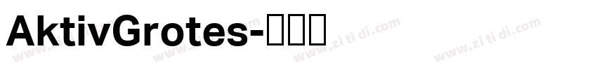 AktivGrotes字体转换 AktivGrotes字体转换