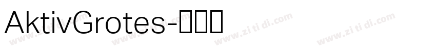 AktivGrotes字体转换 AktivGrotes字体转换