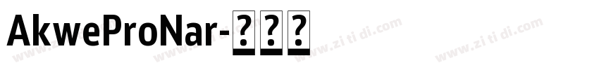 AkweProNar字体转换