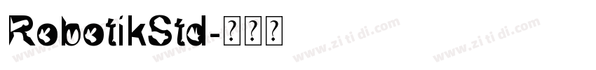 RobotikStd字体转换