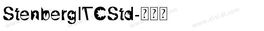 StenbergITCStd字体转换
