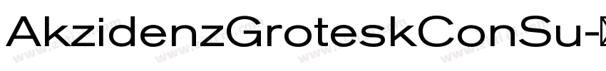AkzidenzGroteskConSu字体转换