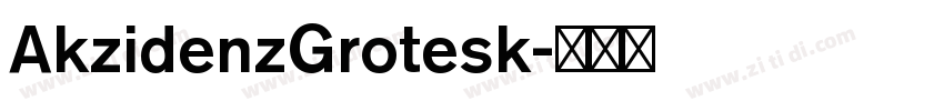 AkzidenzGrotesk字体转换