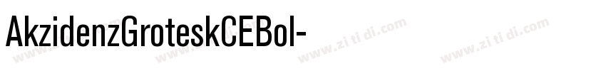 AkzidenzGroteskCEBol字体转换 AkzidenzGroteskCEBol字体转换
