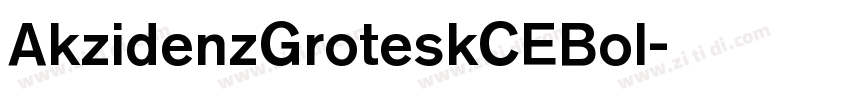 AkzidenzGroteskCEBol字体转换 AkzidenzGroteskCEBol字体转换