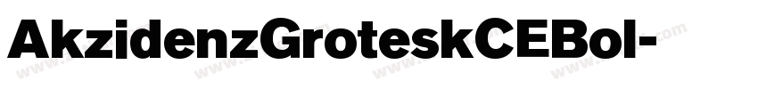 AkzidenzGroteskCEBol字体转换 AkzidenzGroteskCEBol字体转换