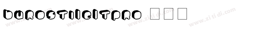 BurostileLTPro字体转换