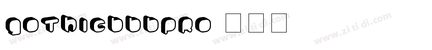 GothicBBBPro字体转换
