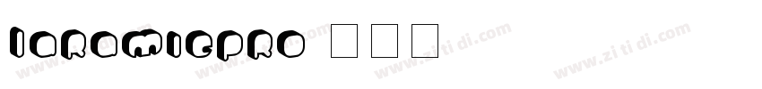 LaramiePro字体转换