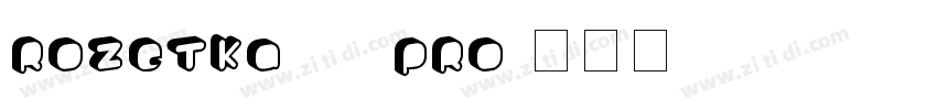 Rozetka306pro字体转换