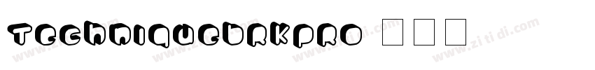 TechniqueBRKPro字体转换