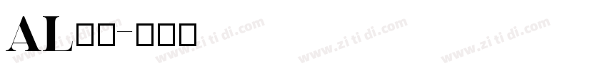 AL雅黑字体转换
