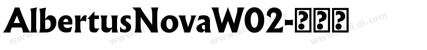 AlbertusNovaW02字体转换