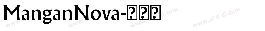 ManganNova字体转换