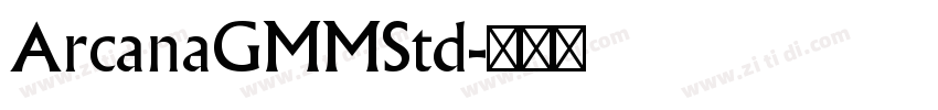 ArcanaGMMStd字体转换
