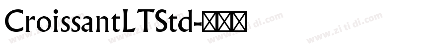 CroissantLTStd字体转换