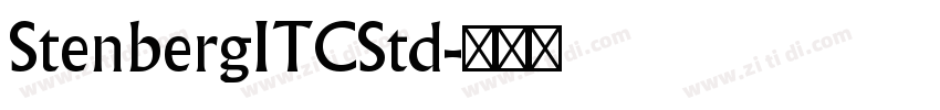 StenbergITCStd字体转换