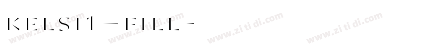 kelsi1—fill字体转换