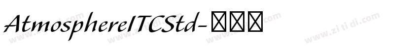 AtmosphereITCStd字体转换