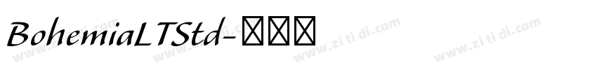 BohemiaLTStd字体转换