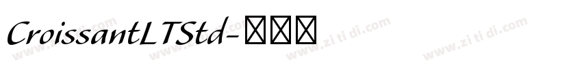 CroissantLTStd字体转换