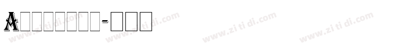 Algerian字体转换