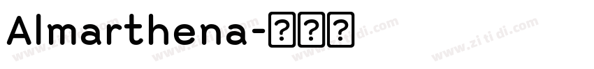 Almarthena字体转换