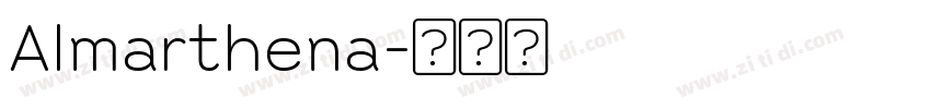 Almarthena字体转换