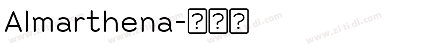 Almarthena字体转换