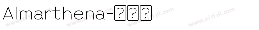 Almarthena字体转换