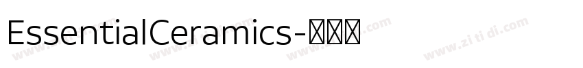 EssentialCeramics字体转换 EssentialCeramics字体转换