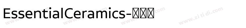EssentialCeramics字体转换 EssentialCeramics字体转换