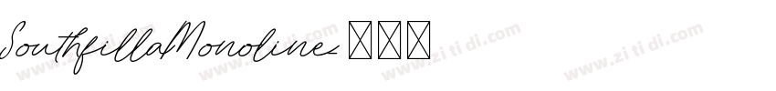 SouthfillaMonoline字体转换 SouthfillaMonoline字体转换