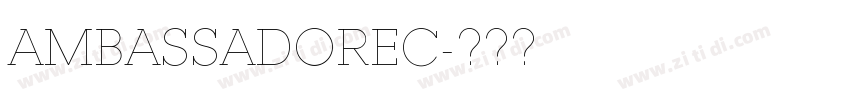 AmbassadoreC字体转换